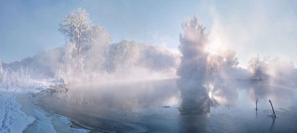Фотограф показал красоту белорусской зимы