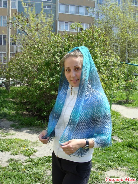 Шаль Круги на воде