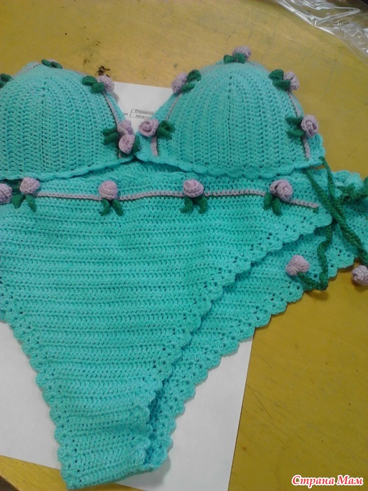 Купальник "Розочки" - Вязание - Страна Мам