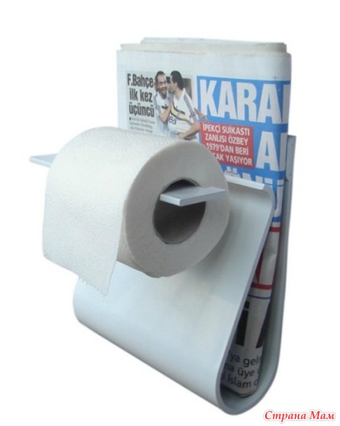 Храним туалетную бумагу красиво)