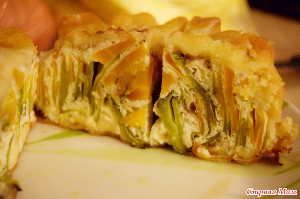 Пирог "Овощная идиллия" (с морковью и кабачками)