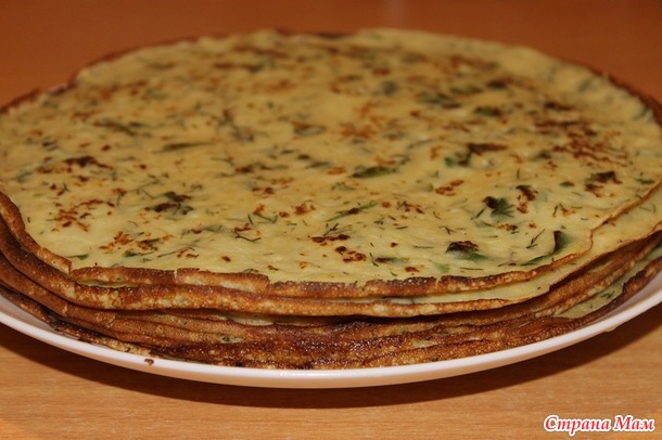 Кабачковые блины