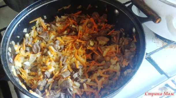 Суп фасолевый с куриными сердечками