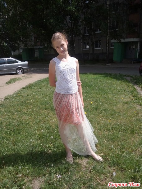 Топ с ромбом из он-лайна