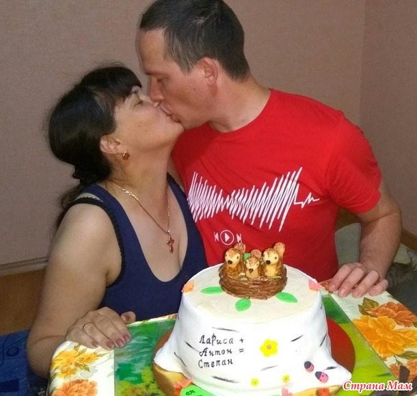 Тортик на деревянную свадьбу