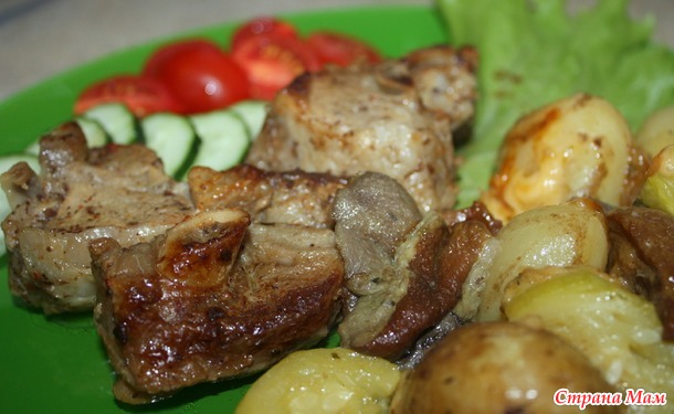 Суперпростой рецепт приготовления вкусного мяса )))