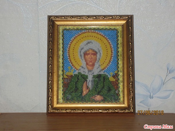 Икона бисером...