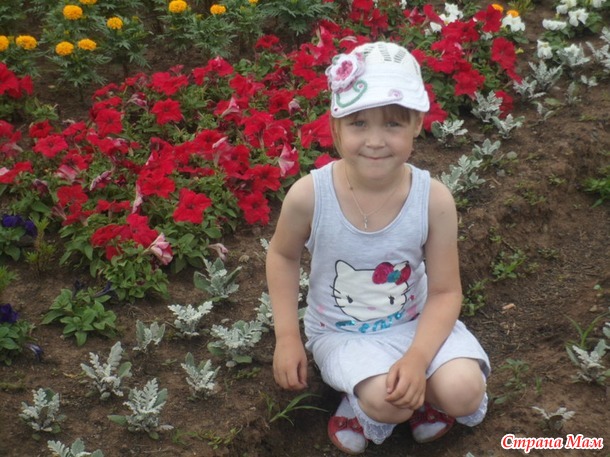 . Кепочка на лето для дочки