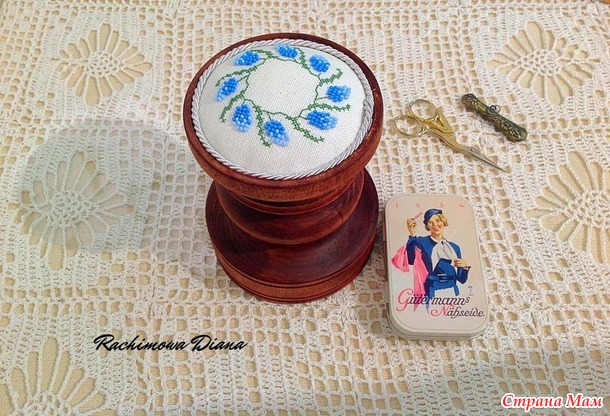 Игольницы, корзинки для рукоделия. Творческий отчет