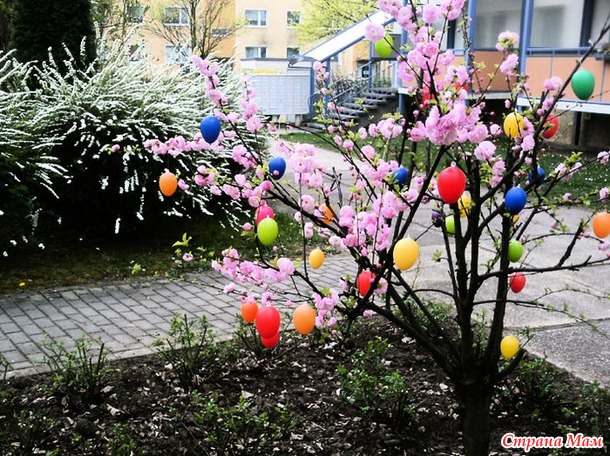 Frohe Ostern! Украшаем яйца к Пасхе.