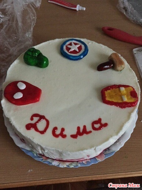 Торт для сыночка