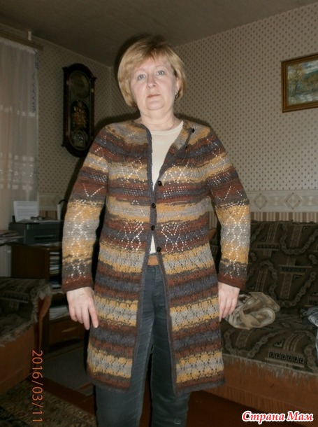 Ажурный кардиган из он-лайна