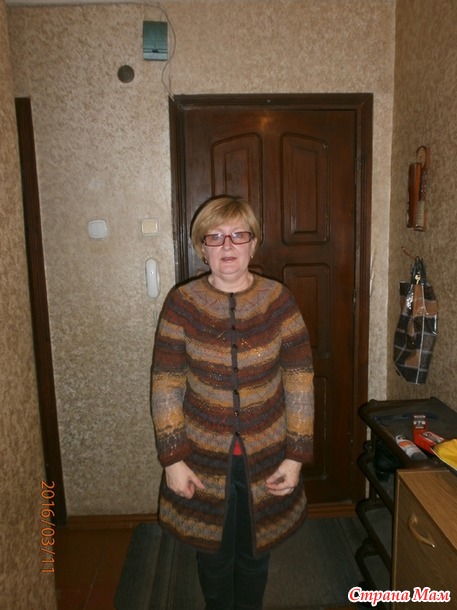 Ажурный кардиган из он-лайна