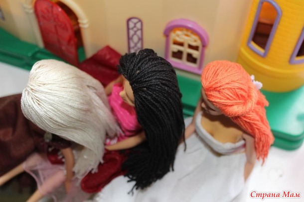 ПОМОГИТЕ! Прошивка волос кукле настоящими волосами