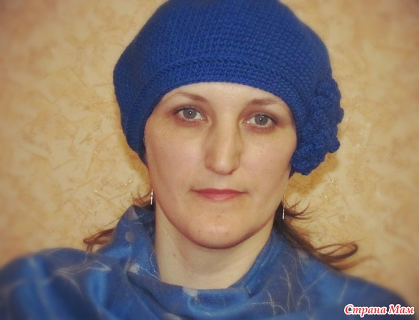 Мой берет "Василек"