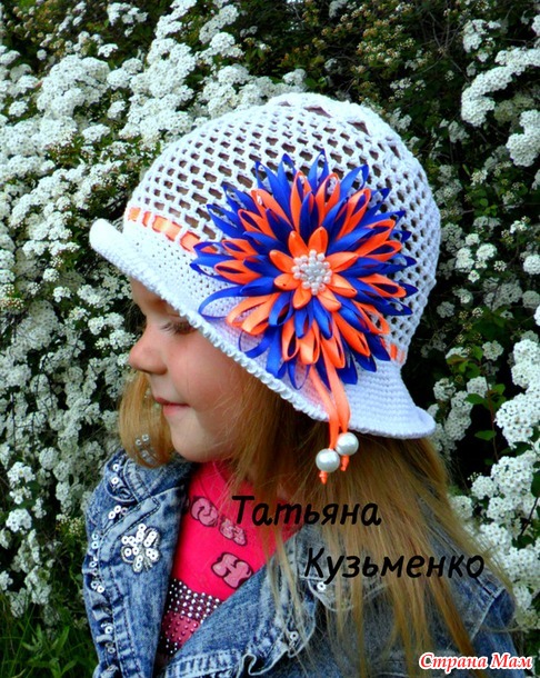 шляпка для принцессы 3-5 лет