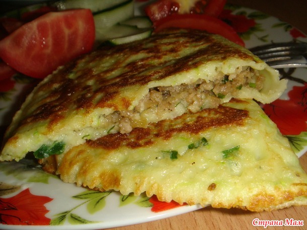 Кабачковые чебуреки