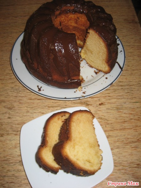 Кексик на основе Яичного ликёра или Eierlikorkuchen