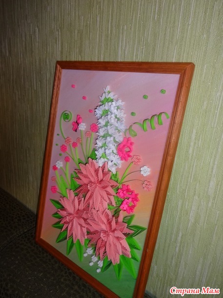 Квиллинг картина Весна