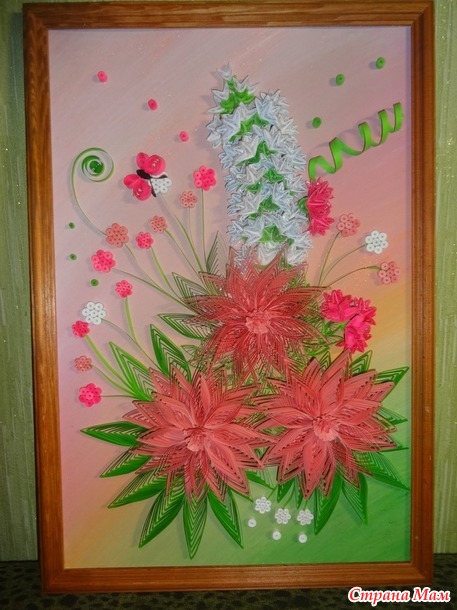 Квиллинг картина Весна