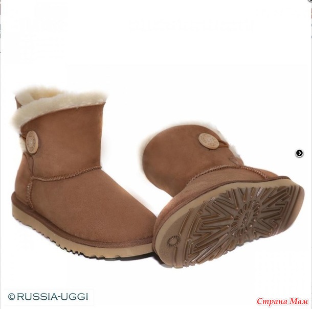Угги UGG Australia Натуральная замша - 100% овчина Без рядов