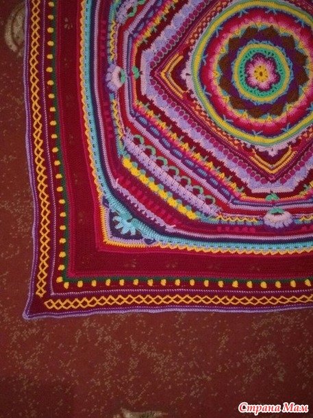 Ликвидация остатков пряжи. «Плед крючком. Sophie’s Universe.2015!»