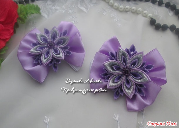 Заколки снежинки