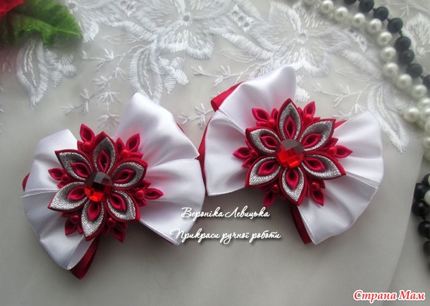 Заколки снежинки