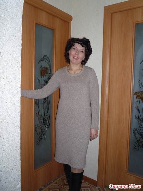 . Зима. Платье. Твид.