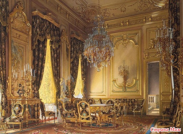 Особняк барона А. Л. Штиглица в Петербурге, 1870 год