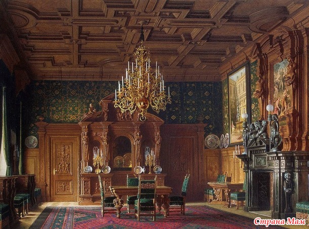 Особняк барона А. Л. Штиглица в Петербурге, 1870 год