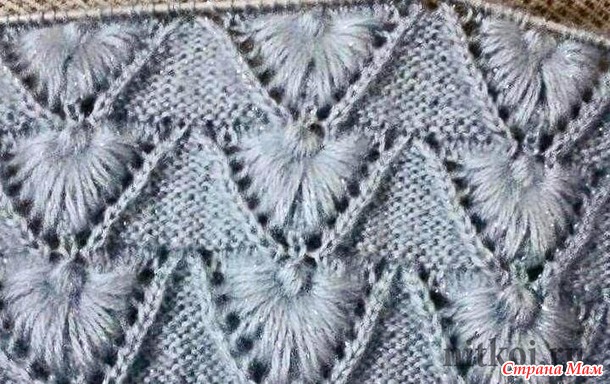 Растительные узоры спицами. Коллекция-6 (узоры и модели)