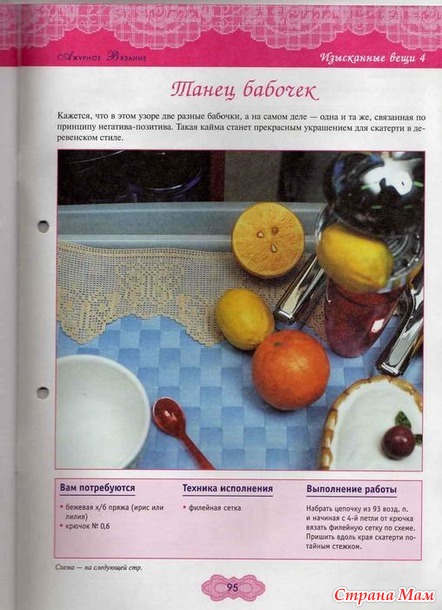 Ажурное вязание крючком