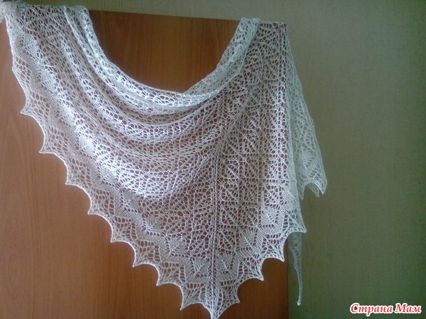 Белая шаль