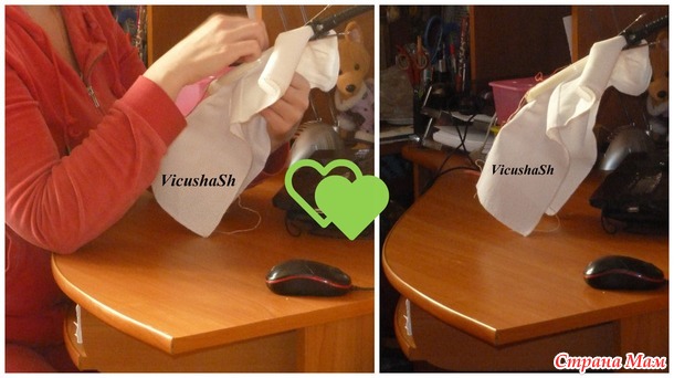 Самодельный держатель для пялец... Идея моя, работа папина )))