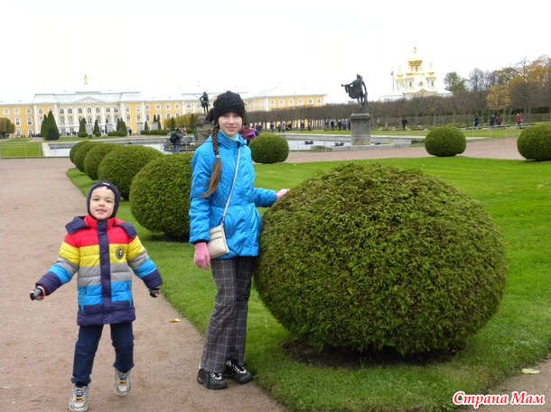 Прогулка по осеннему Петергофу
