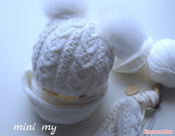 Grain Beret от Ирины Дмитриевой (шапка, детский вариант)