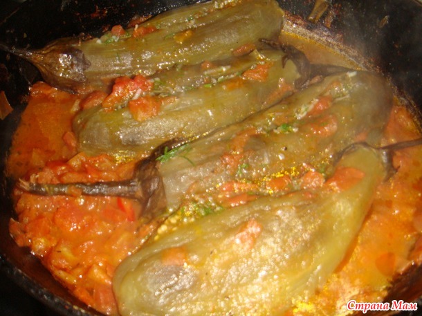 Баклажаны с хвостиками