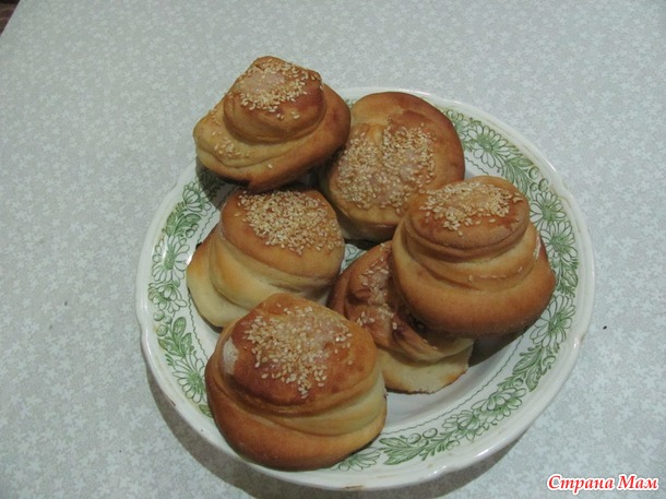 . Мои слоёные булочки.