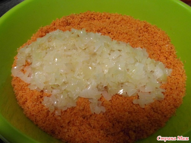 Салат с булгуром "Кысыр" (Kisir)