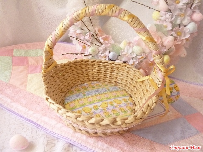 Мастер класс пасхальная корзиночка. Корзинка плетеная для пасхи. Корзины из бумажной лозы. Плетеные пасхальные корзинки. Пасхальная корзинка из бумажной лозы мастер.
