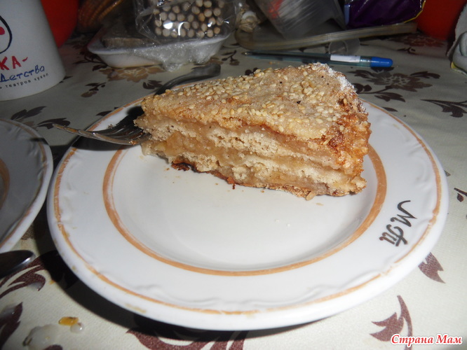 Насыпной яблочный пирог - Вкусно - это просто. - Страна Мам