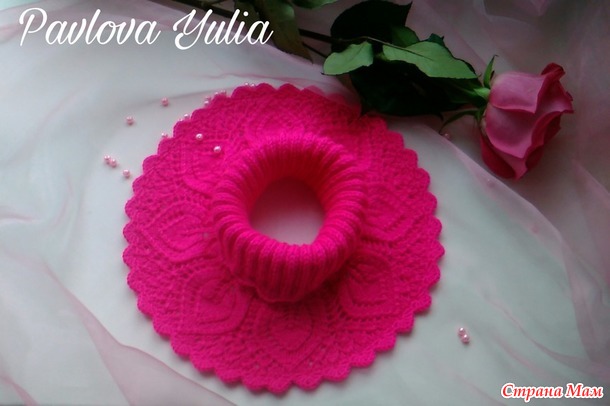 Манишка для девочки. - Вязание для детей - Страна Мам