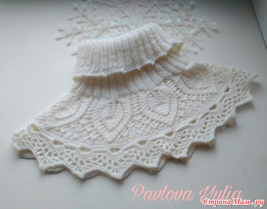 Манишка для девочки. - Вязание для детей - Страна Мам