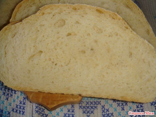 Пшеничный хлеб с манной крупой