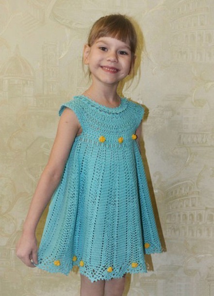 Мастер-класс недели платье для девочки крючком "Бонни"