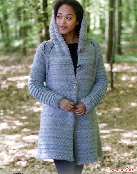Кардиган с капюшоном "Reine" by DROPS Design