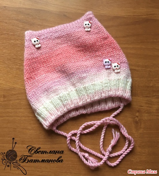 Шапочки для новорожденных