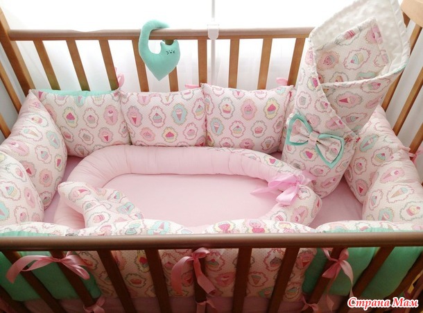 Бортики в кроватку для новорожденных, Россия