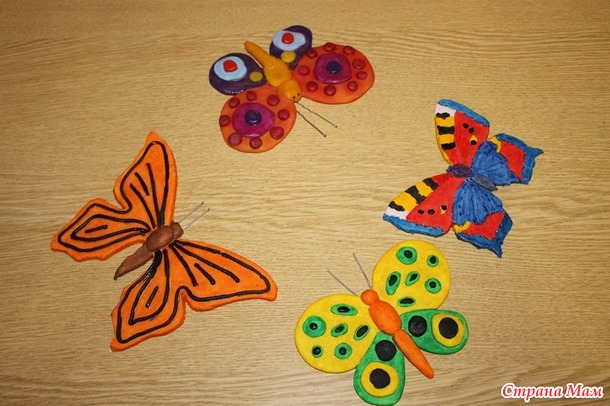 Поделки бабочек из различных материалов